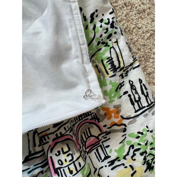 TALBOTS skirt, size 6 Petite, Village/Town Print - Picture 5 of 9